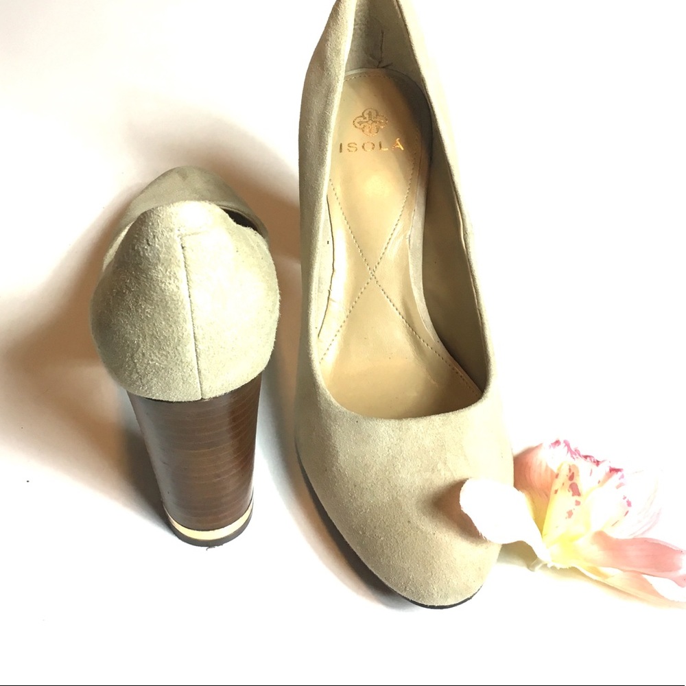 Isola | Suede Chunky Heel